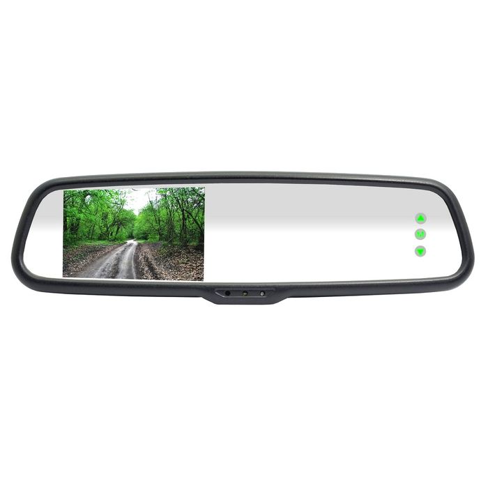 4.3" AVS PREMIUM REARVIEW MIRROR RCA LCD MONITOR/RMB19 - Click Image to Close