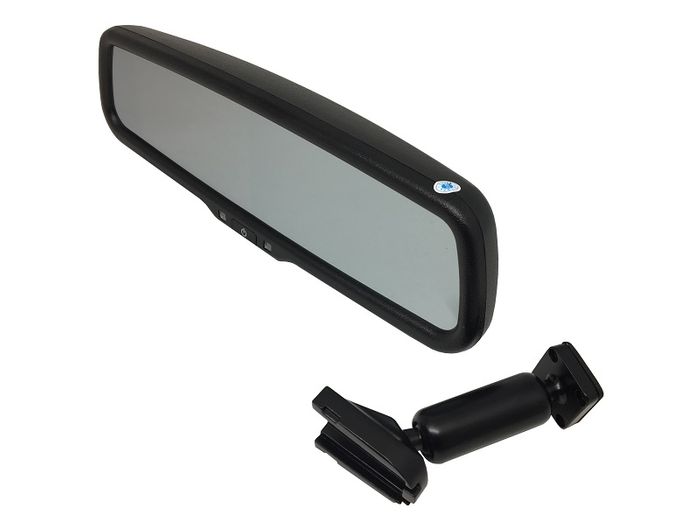 4" AUTOVIEW MIRROR KIT WITH #1 MOUNT & CAMERA - Click Image to Close