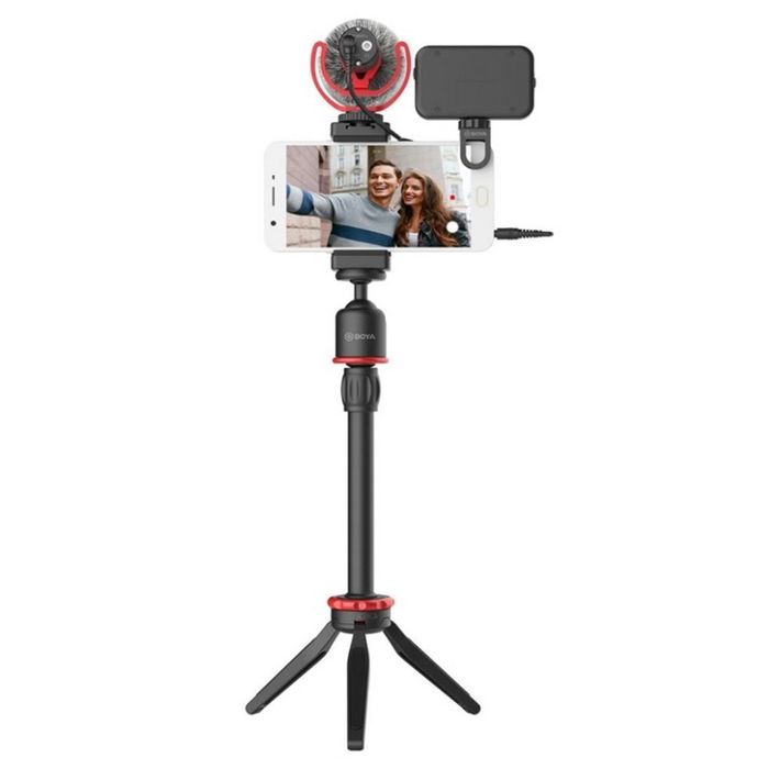 BOYA VLOGGING KIT 2 INCL. MINI TRIPOD BY-MM1 + MIC LED LIGHT