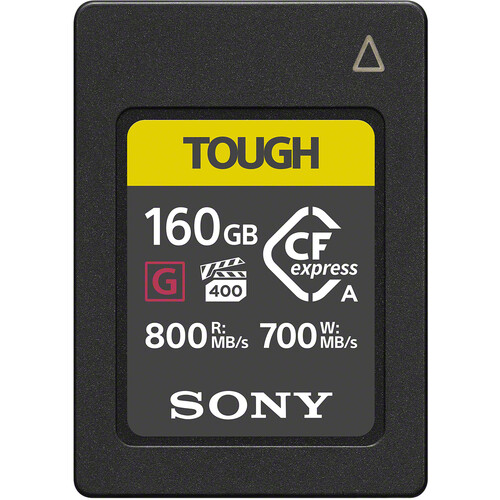 Sony 160GB CFexpress Type A TOUGH Memory Card - Click Image to Close