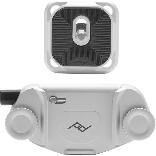 PEAK DESIGN CAPTURE CAMERA CLIP (V3) SLVR W/PLATE - Click Image to Close