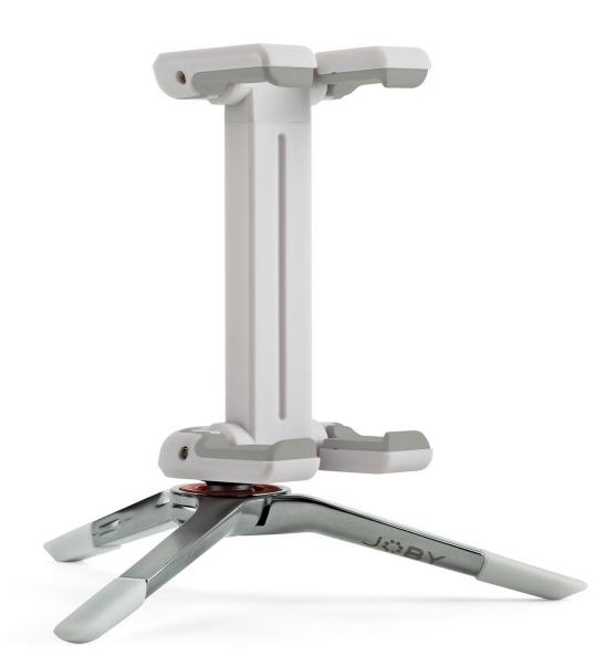 JOBY GRIPTIGHT ONE MICRO STAND WHITE/CHROME - Click Image to Close