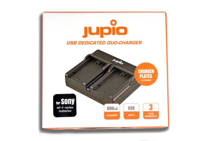 JUPIO SONY L SERIES DUAL BATTERY CHARGER USB - Click Image to Close
