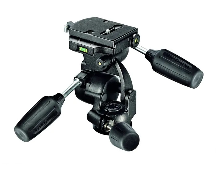 MANFROTTO 808RC4 3-WAY PAN/TILT TRIPOD HEAD WITH RC4 PLATE