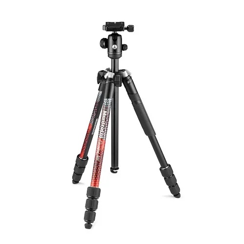 MANFROTTO ELEMENT MII ALUMINIUM TRIPOD WITH BALL HEAD RED