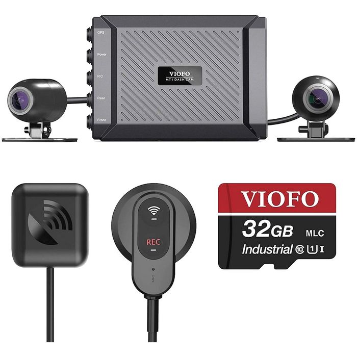 VIOFO MOTORCYCLE DASHCAM 1080P DUAL CHANNEL F/R WIFI + GPS - Click Image to Close