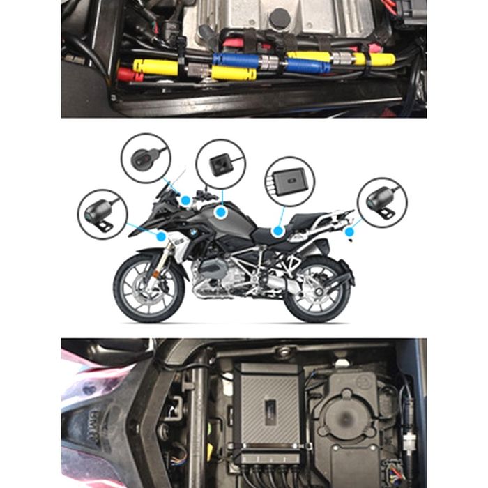 VIOFO MOTORCYCLE DASHCAM 1080P DUAL CHANNEL F/R WIFI + GPS