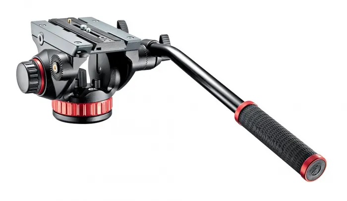 MANFROTTO 502 FLUID VIDEO HEAD WITH FLAT BASE - Click Image to Close