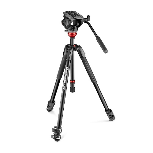 MANFROTTO 500 FLUID VIDEO HEAD FLAT BASE WITH 190X