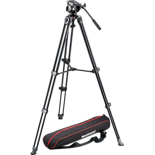 MANFROTTO MVK500AM 500 TWIN ALU LEG VIDEO SYSTEM - Click Image to Close