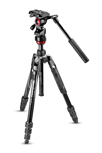 MANFROTTO BEFREE LIVE FLUID VIDEO HEAD ALUMINUM TWIST TRIPOD