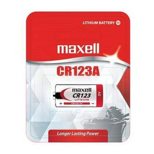 MAXELL LITHIUM BATTERY CR123A 1 PACK - Click Image to Close