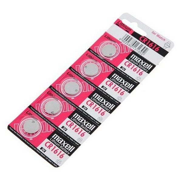 MAXELL LITHIUM BATTERY CR1616 3V COIN CELL 5 PACK - Click Image to Close