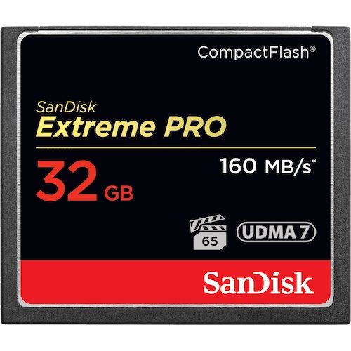 SANDISK EXTREME PRO COMPACTFLASH 32GB VPG65 160MB/S