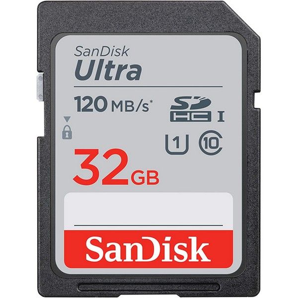 SANDISK ULTRA SDHC 32GB UP TO 120MB/S SD CARD CLASS 10 - Click Image to Close