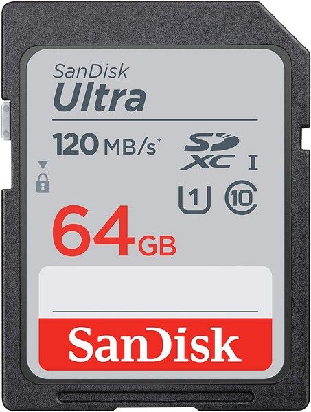 SANDISK ULTRA SDHC 64GB UP TO 120MB/S SD CARD CLASS 10 - Click Image to Close