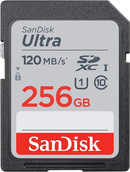 SANDISK ULTRA SDHC 256GB UP TO 120MB/S SD CARD CLASS 10 - Click Image to Close