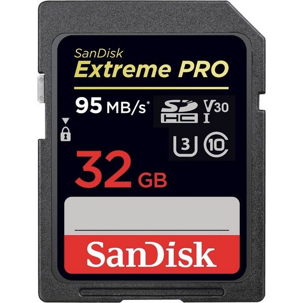 SANDISK EXTREME PRO SDHC 32GB UP TO R95MB/S W90MB/S SD CARD UHS-