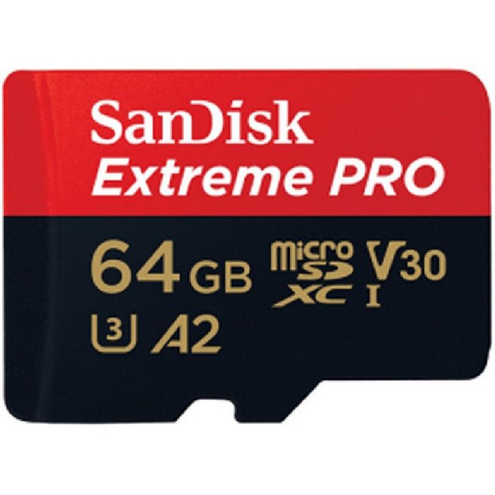 SANDISK EXTREME PRO MICRO SDHC 64GB UP TO 170MB/S CLASS 10 A2 V3