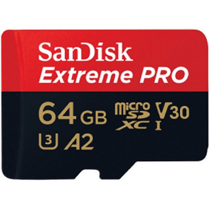 SANDISK EXTREME PRO MICRO SDHC 64GB UP TO 170MB/S CLASS 10 A2 V3 - Click Image to Close