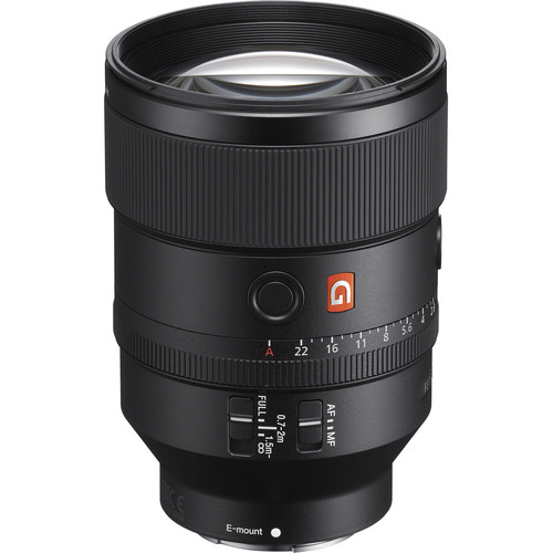 Sony SEL 135F18GM 135MM F1.8 G MASTER LENS - Click Image to Close