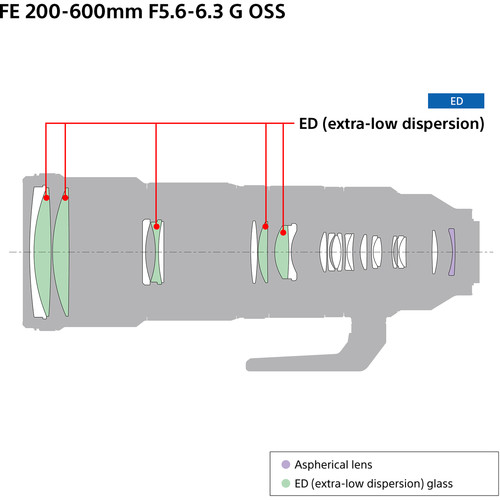 Sony SEL 200-600G Lens - Click Image to Close