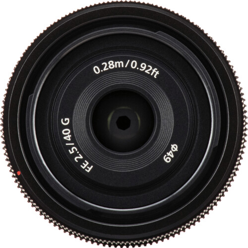 Sony SEL 40 F2.5 G - Click Image to Close