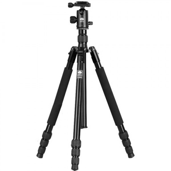 Sirui T-004SK Aluminum Tripod with C-10S Ball Head (Black) - Click Image to Close