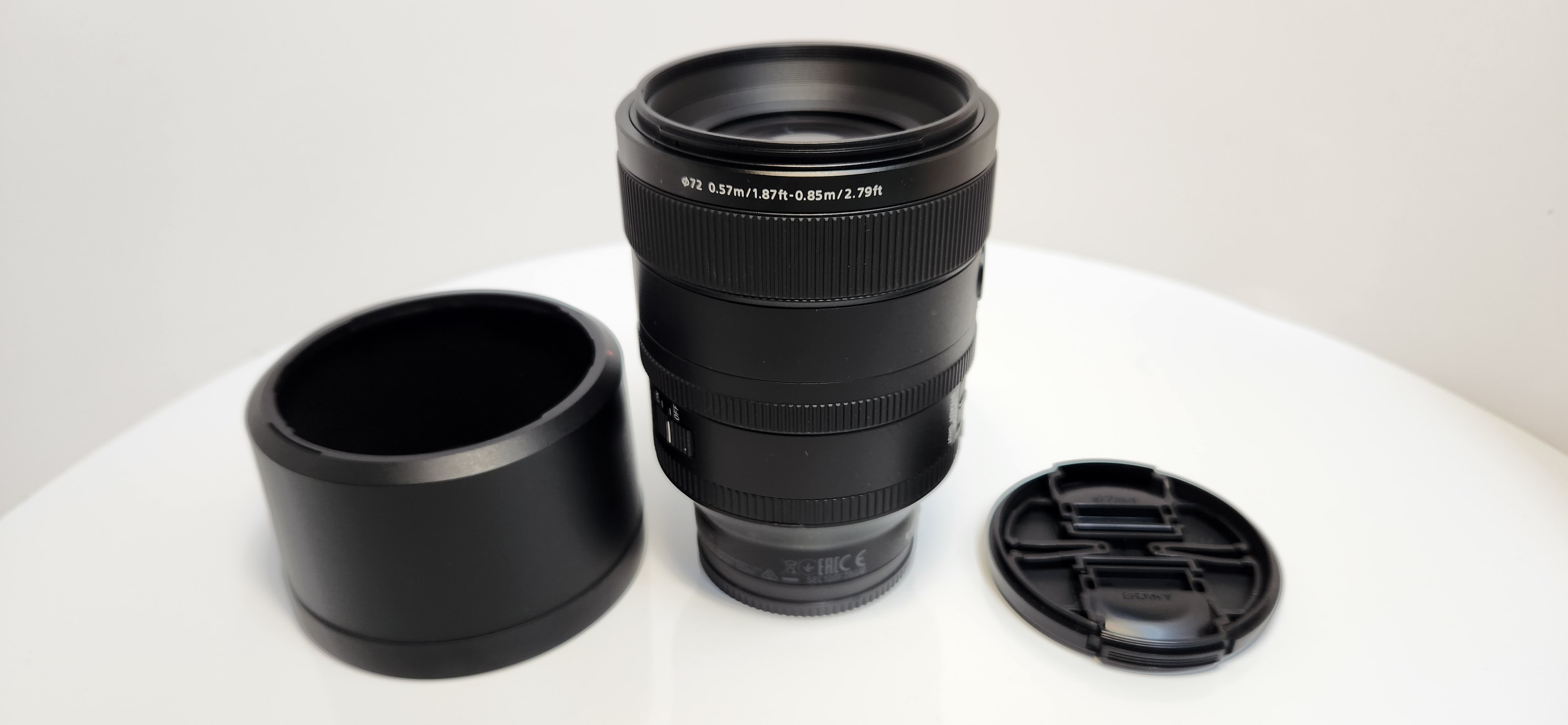 Sony SEL100F28GM lens (used, mint condition)