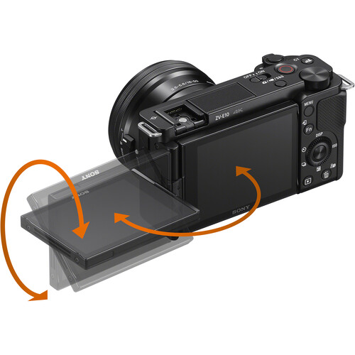Sony ZV-E10 interchangeable lens VLog camera with 16-50mm lens