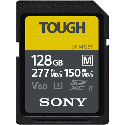 SONY 128GB SF-M SERIES UHS-II SD MEMORY CARD - Click Image to Close
